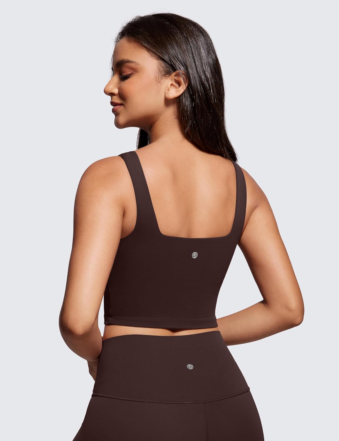 Thumbnail 1 de CRZ YOGA Damen Butterluxe Sport BH Gepolstert Ohne Bügel Crop Top – Atmungsaktives Yoga Tank Top