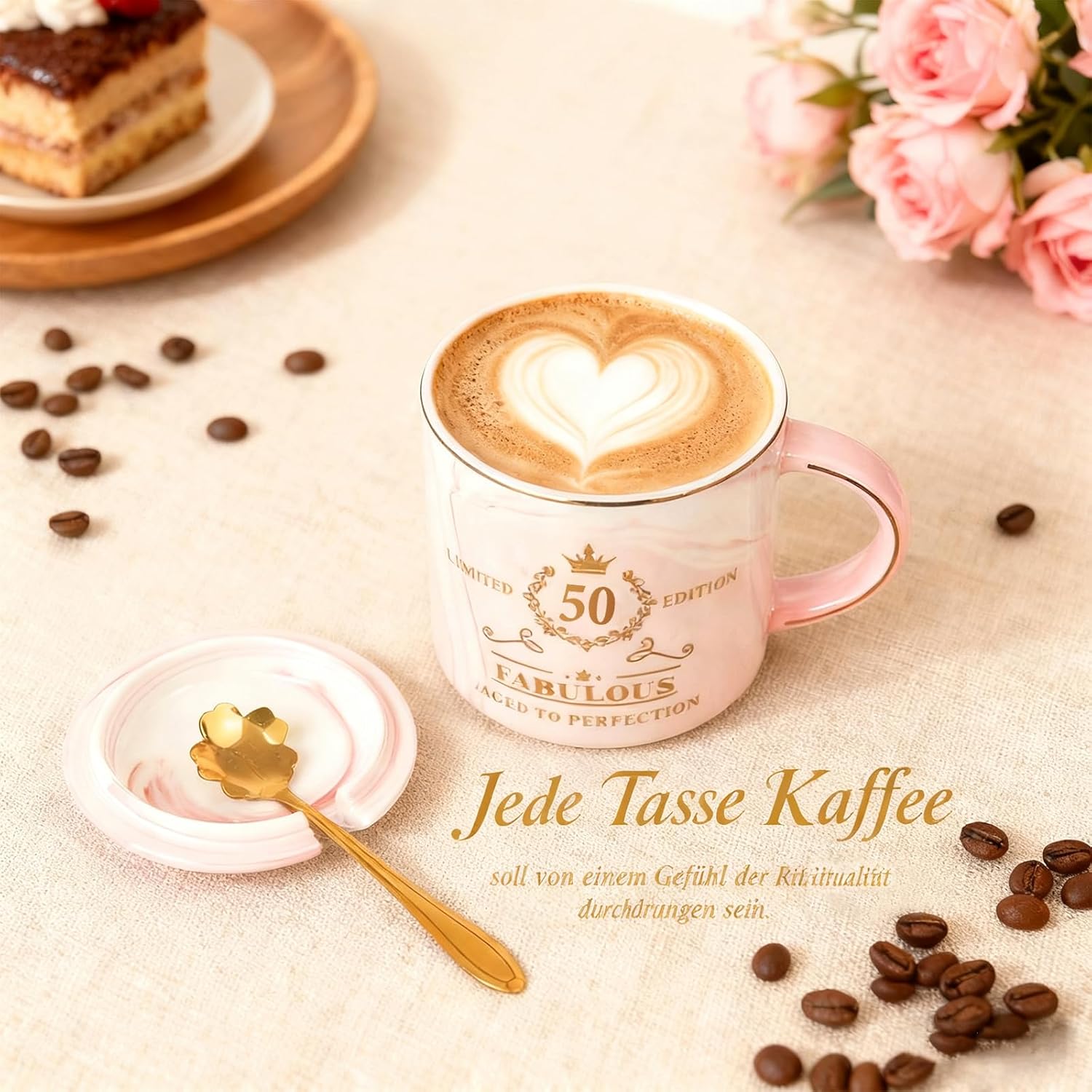 Thumbnail 1 de 50. Geburtstag Keramik Tasse 400 ml