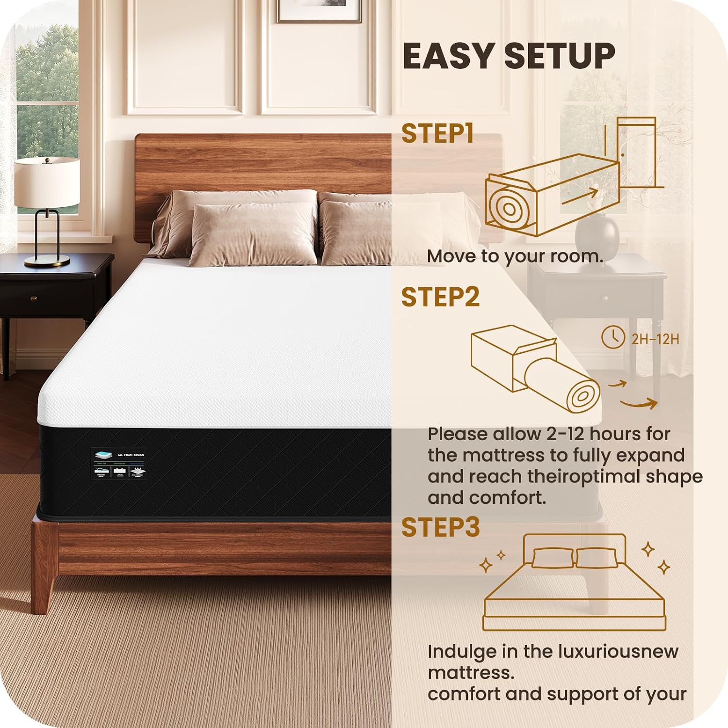 Detalle 2 de Extra Firm Queen Mattress, 14-Inch