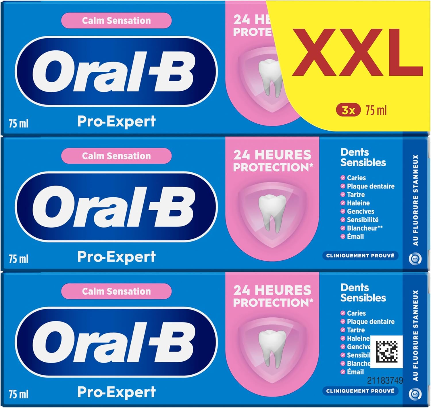 Oral-B Pro-Expert Calm Sensation lot de 3