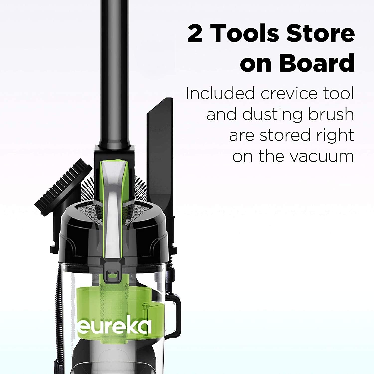 Detalle de EUREKA NEU100C Upright Vacuum, 720 W, Washable Filter, Lime Green