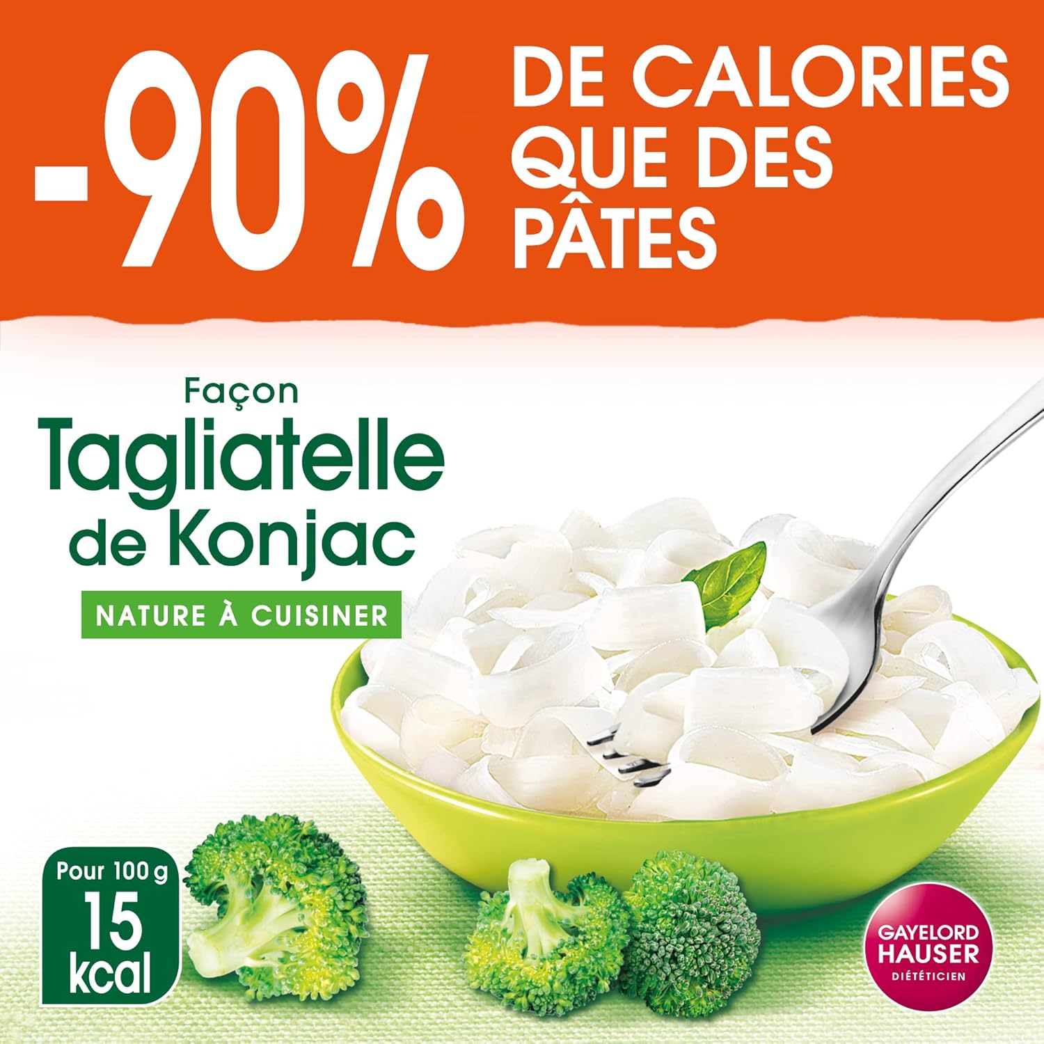 Thumbnail 1 de Tagliatelle de Konjac Gayelord Hauser Nature – prêt à l’emploi, lot de 10 x 160 g
