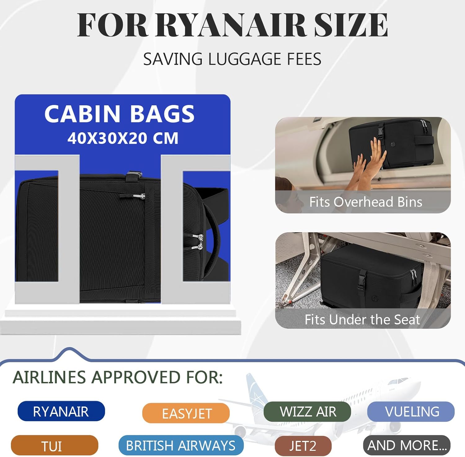 Thumbnail 1 de Hayayu 24L Cabin Backpack 40x30x20