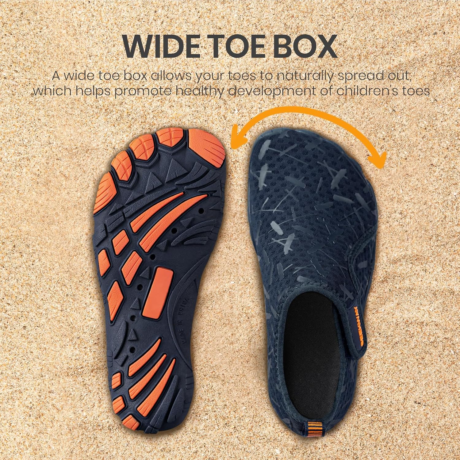 Thumbnail 2 de SEEKWAY Barefoot Water Shoes for Kids: Wide Toe Box, Quick-Dry, Non-Slip for Outdoor Adventures