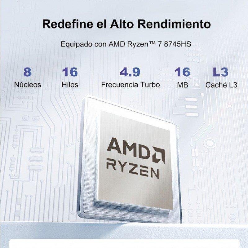 Thumbnail 1 de Mini PC Ninkear M8: Ryzen 7 8745HS, 16 GB/1 TB SSD, Radeon 780M y Windows 11