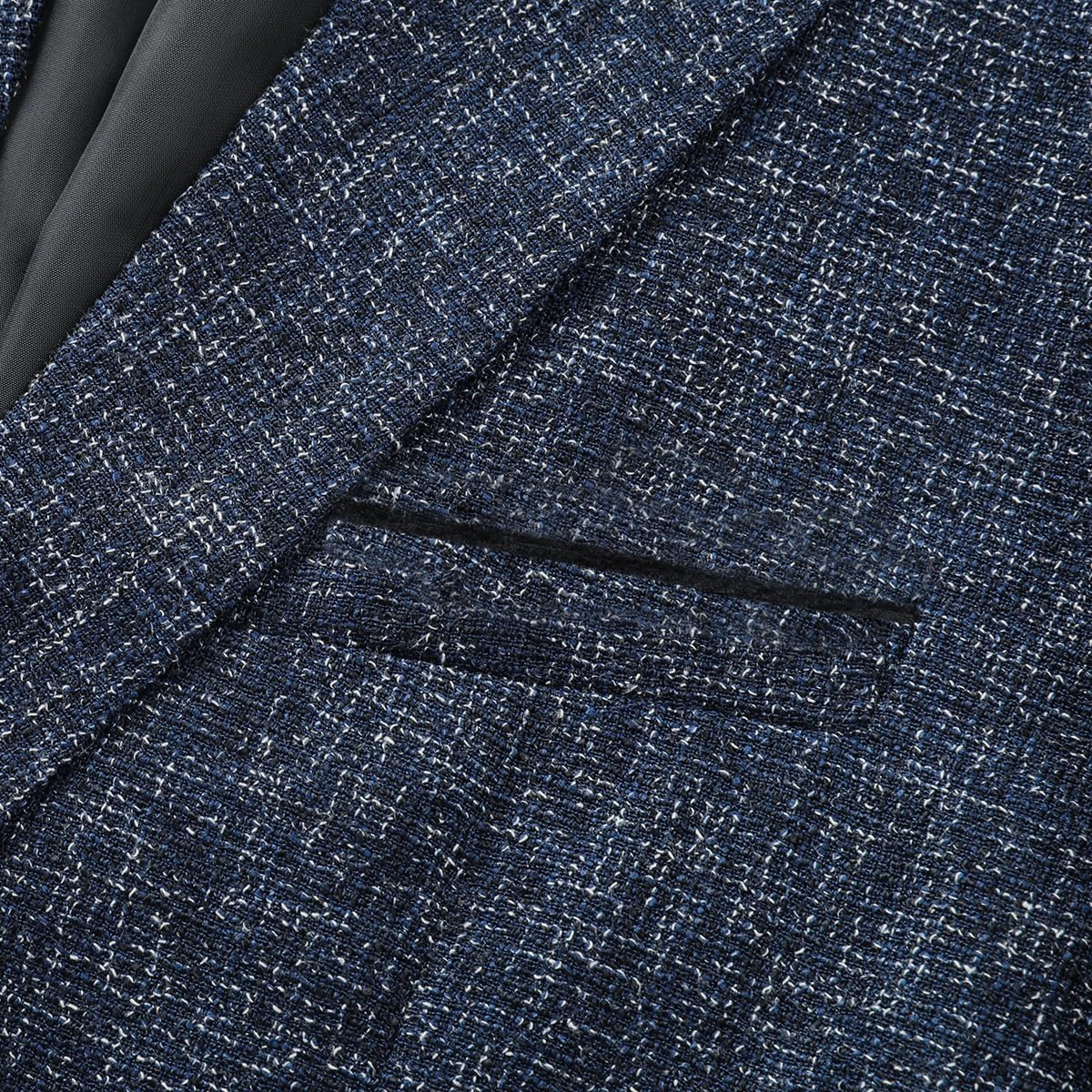 Detalle de Allthemen blazer homme 1 bouton slim fit, veste de costume casual élégante