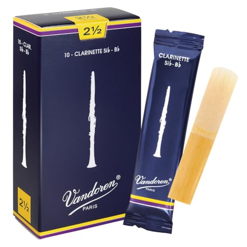 Detalle de Vandoren CR1025 – Caja de 10 cañas tradicional n.2.5 para clarinete