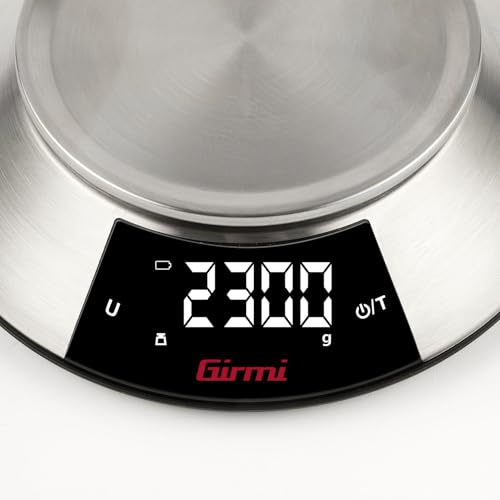 Detalle de Girmi PS86: Bilancia da Cucina con ciotola inox da 2 L e Tara, display grande