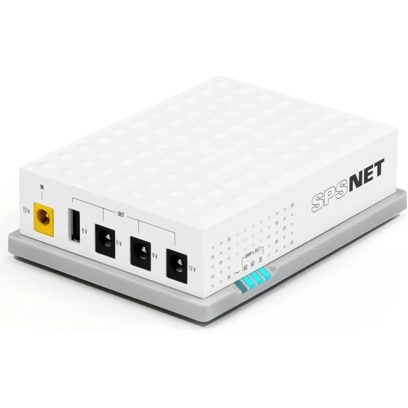 Detalle de Salicru SPS NET2 Mini SAI DC 20W 10000 mAh: energía ininterrumpida para tus dispositivos esenciales