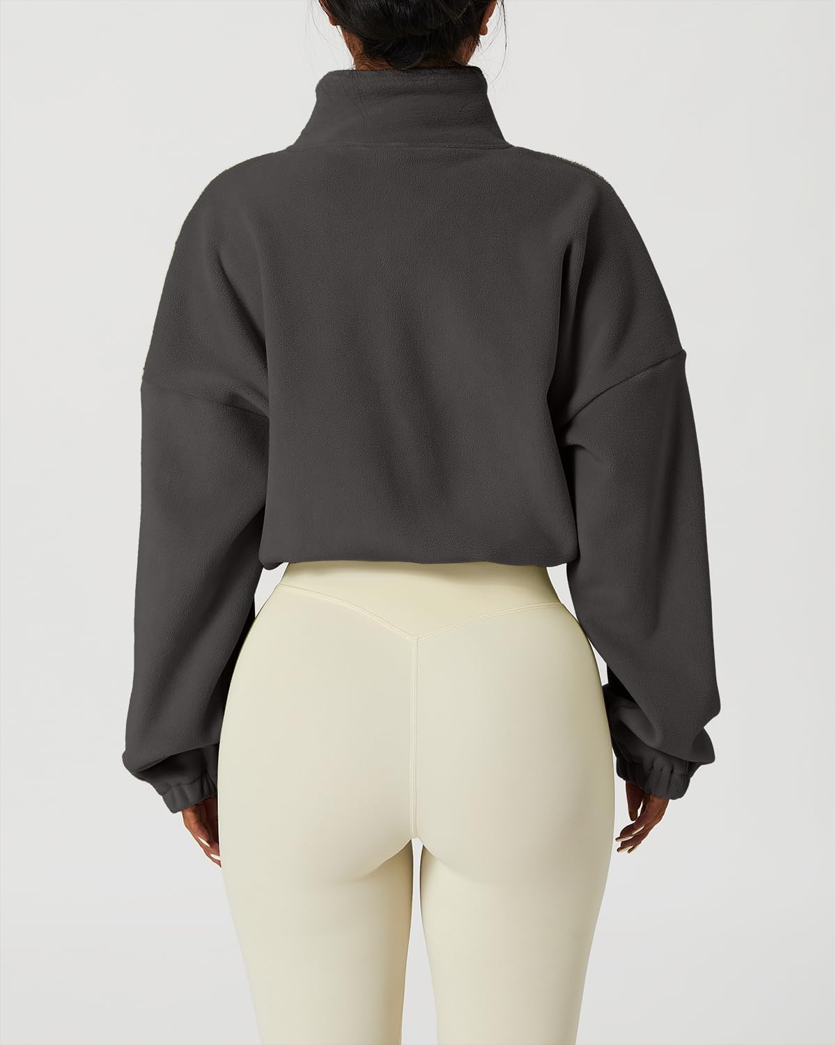 Thumbnail 4 de QINSEN Full Zip Fleece Short Jacket 20"