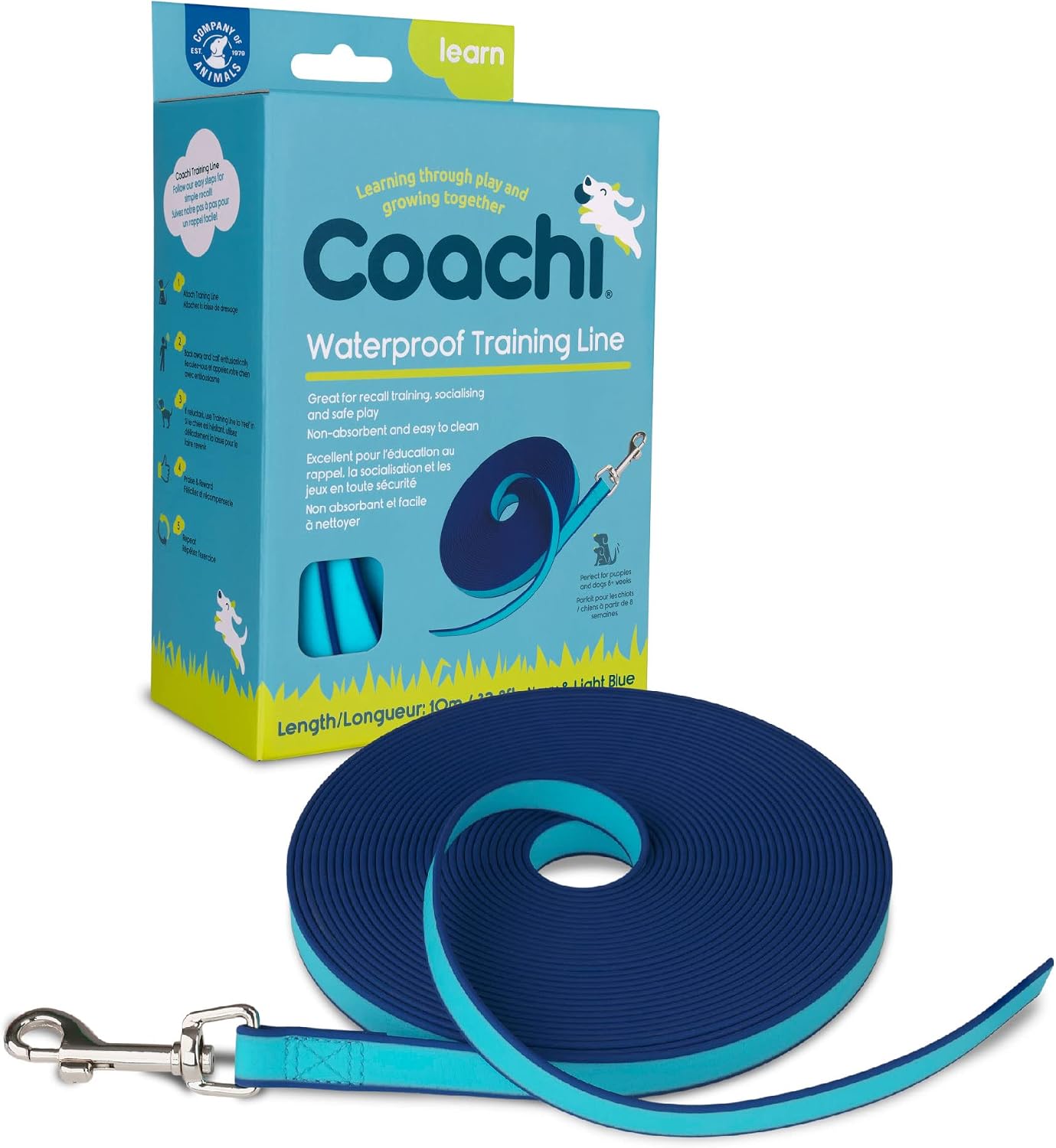 Detalle de Coachi Training Line 10 m, Rückrufleine für Hunde