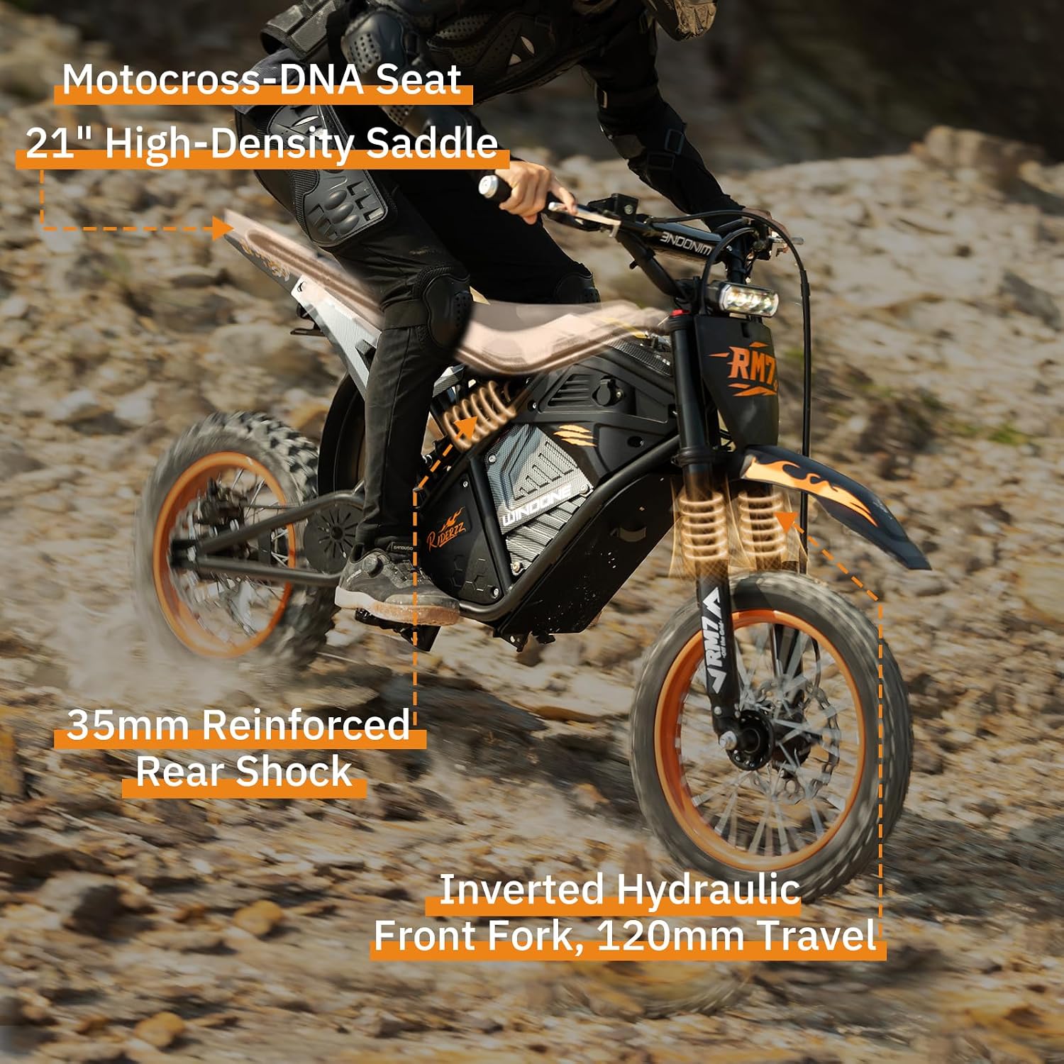 Detalle 2 de WindoneRide Electric Dirt Bike RM7
