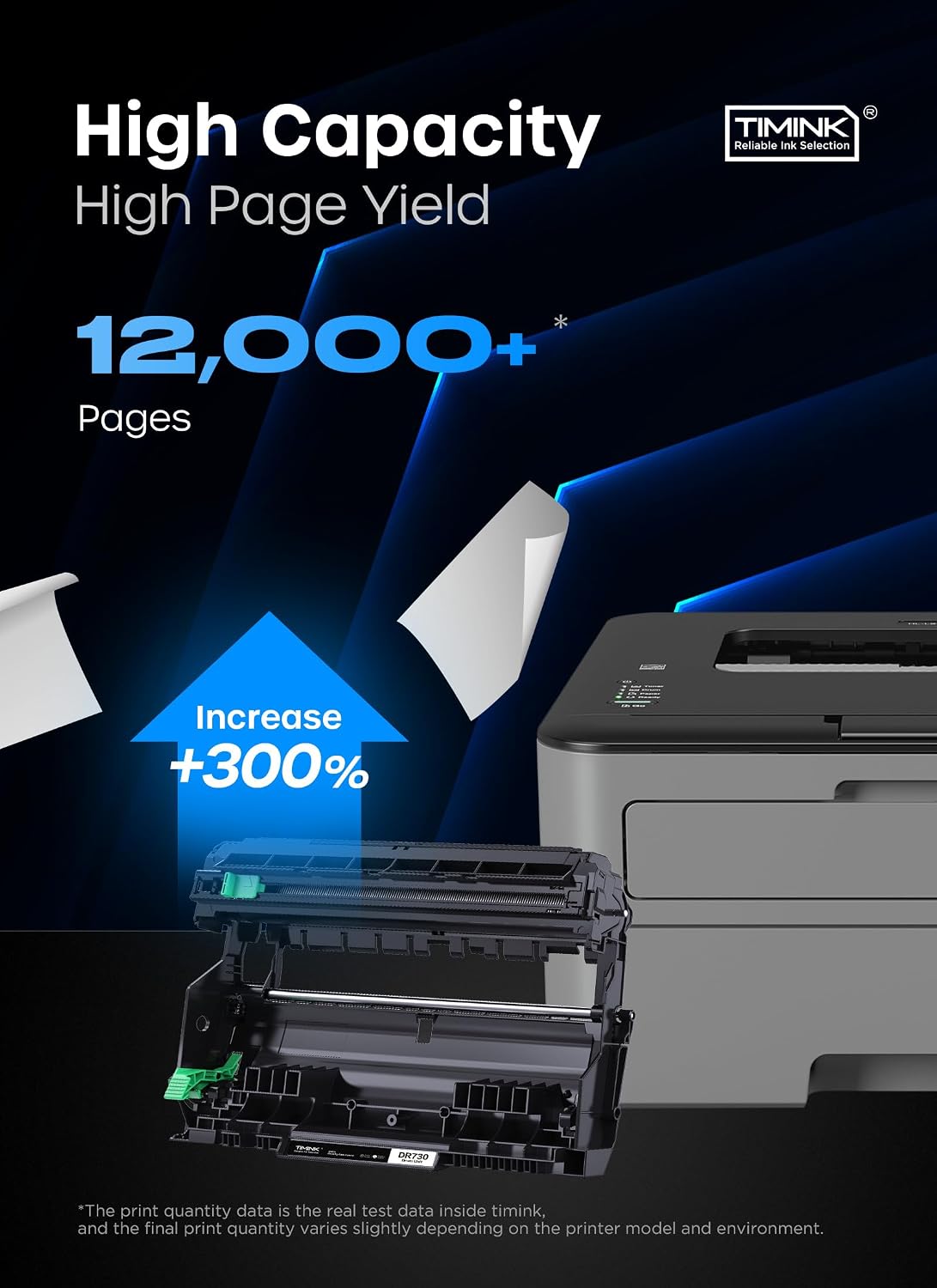 Detalle de Timink DR730 Drum Unit, 12,000-Page Yield for Select Brother Printers