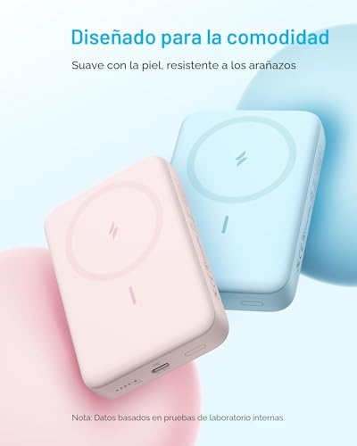 Detalle de Anker Zolo Power Bank MagSafe 10 000 mAh: carga inalámbrica y USB-C 30 W para tu día a día