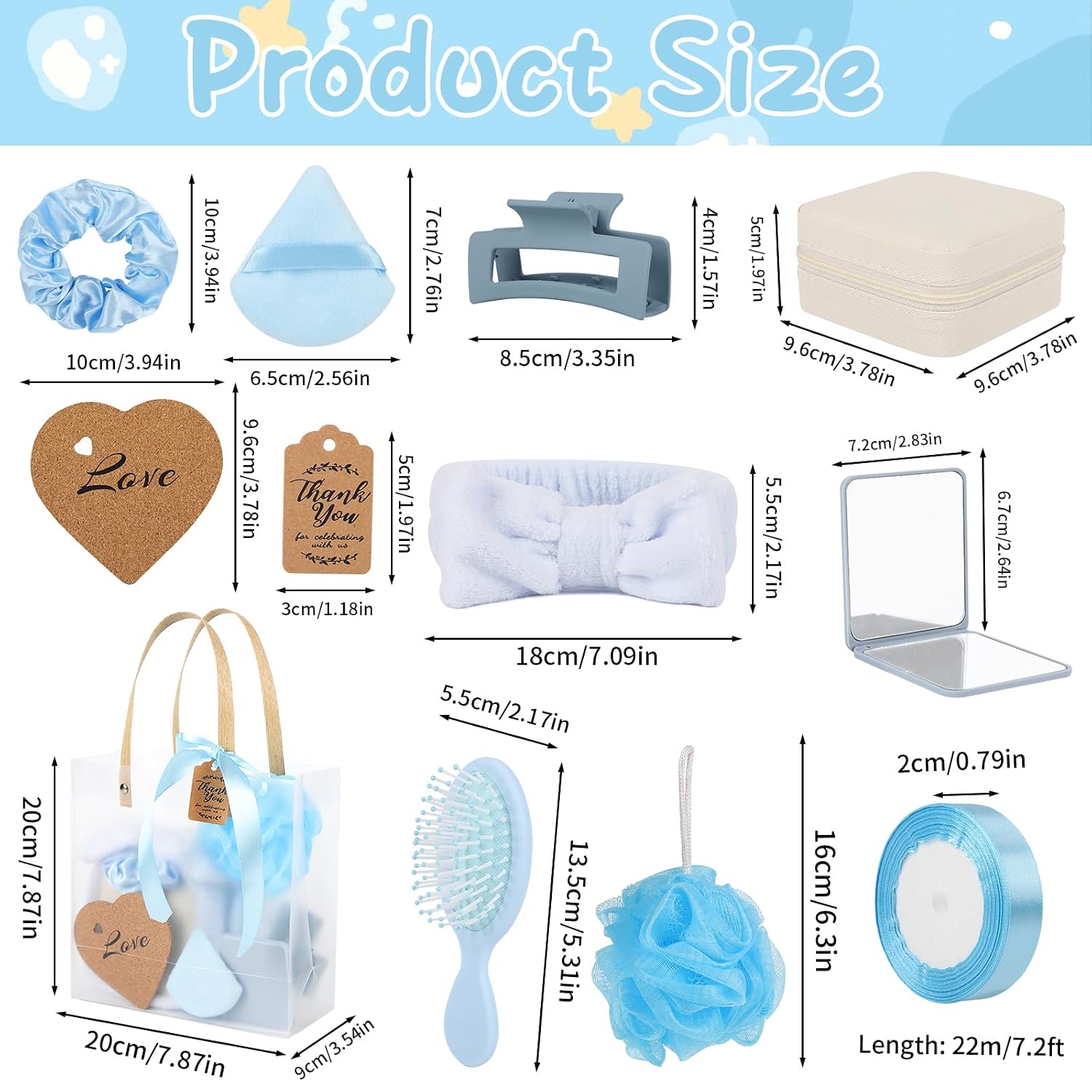 Detalle de WAYASDCU Baby Shower Prize Set, 6 Sets