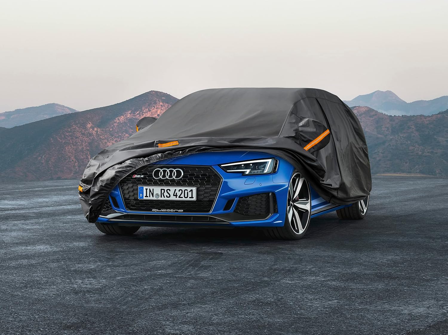 Thumbnail 6 de Kayme 7-Layers Estate Car Cover: Waterproof, Breathable Full Wagon Protection (179–190 cm) for A4 Avant, 3 Series Touring, Passat, Octavia Combi and more