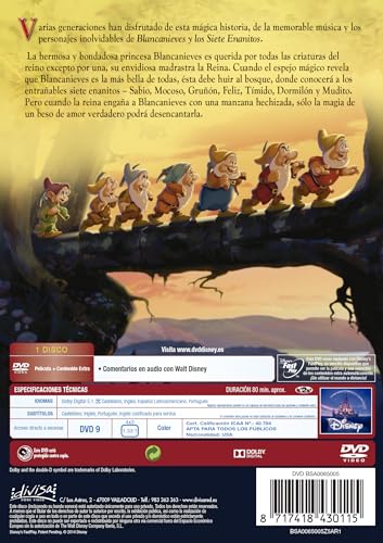 Thumbnail 1 de Blancanieves y los Siete Enanitos (DVD) — Divisa Films