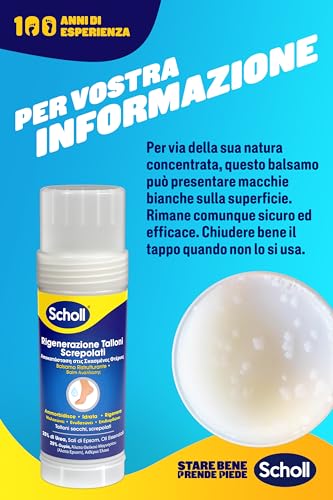 Detalle de Scholl Balsamo Stick Riparatore per Talloni Screpolati – 25% Urea, Sali di Epsom e Oli Essenziali