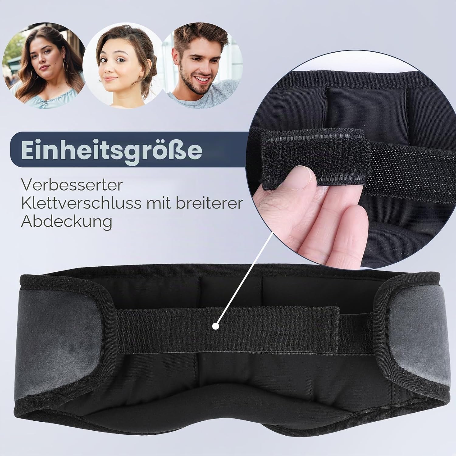 Thumbnail 6 de MUSICOZY Schlafmaske mit Kopfhörer – Bluetooth 5.4 Schlafkopfhörer mit 100% Schattenmaske für Reisen