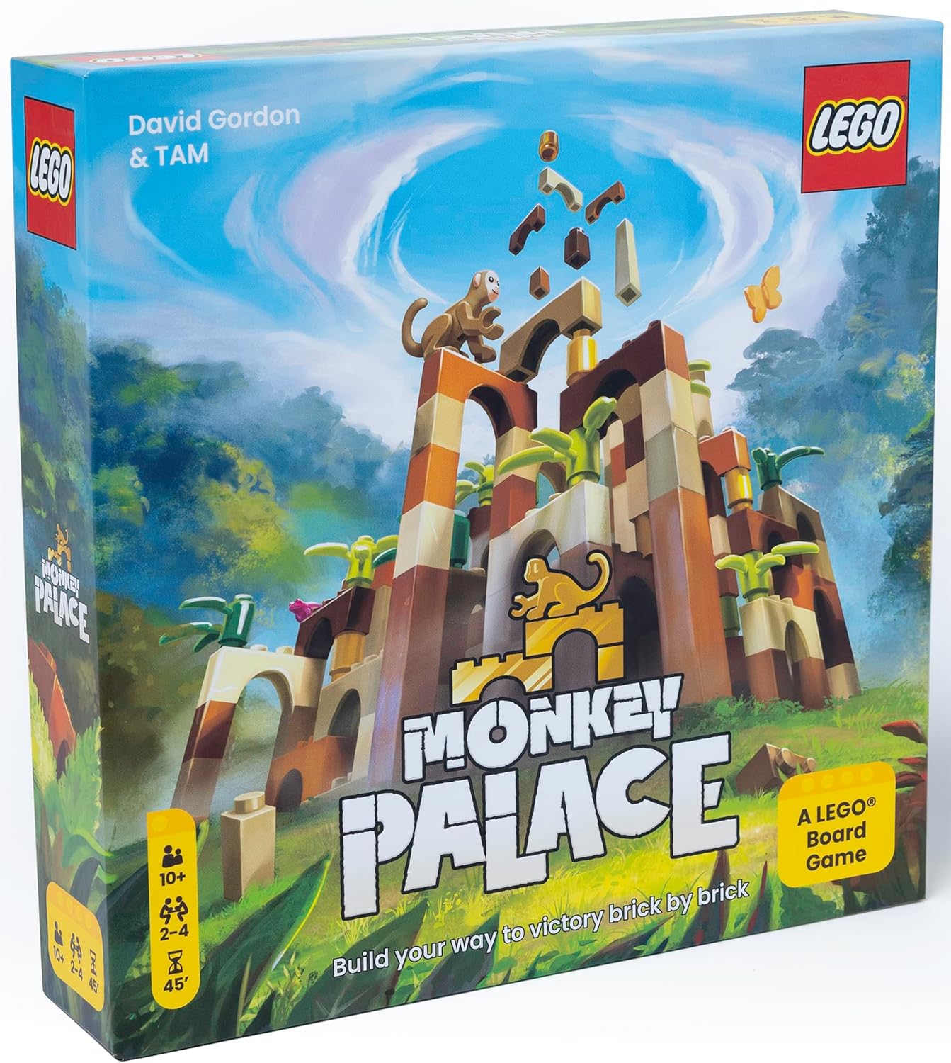 Detalle de Monkey Palace: Asmodee – A LEGO Board Game for Brick-by-Brick Victory