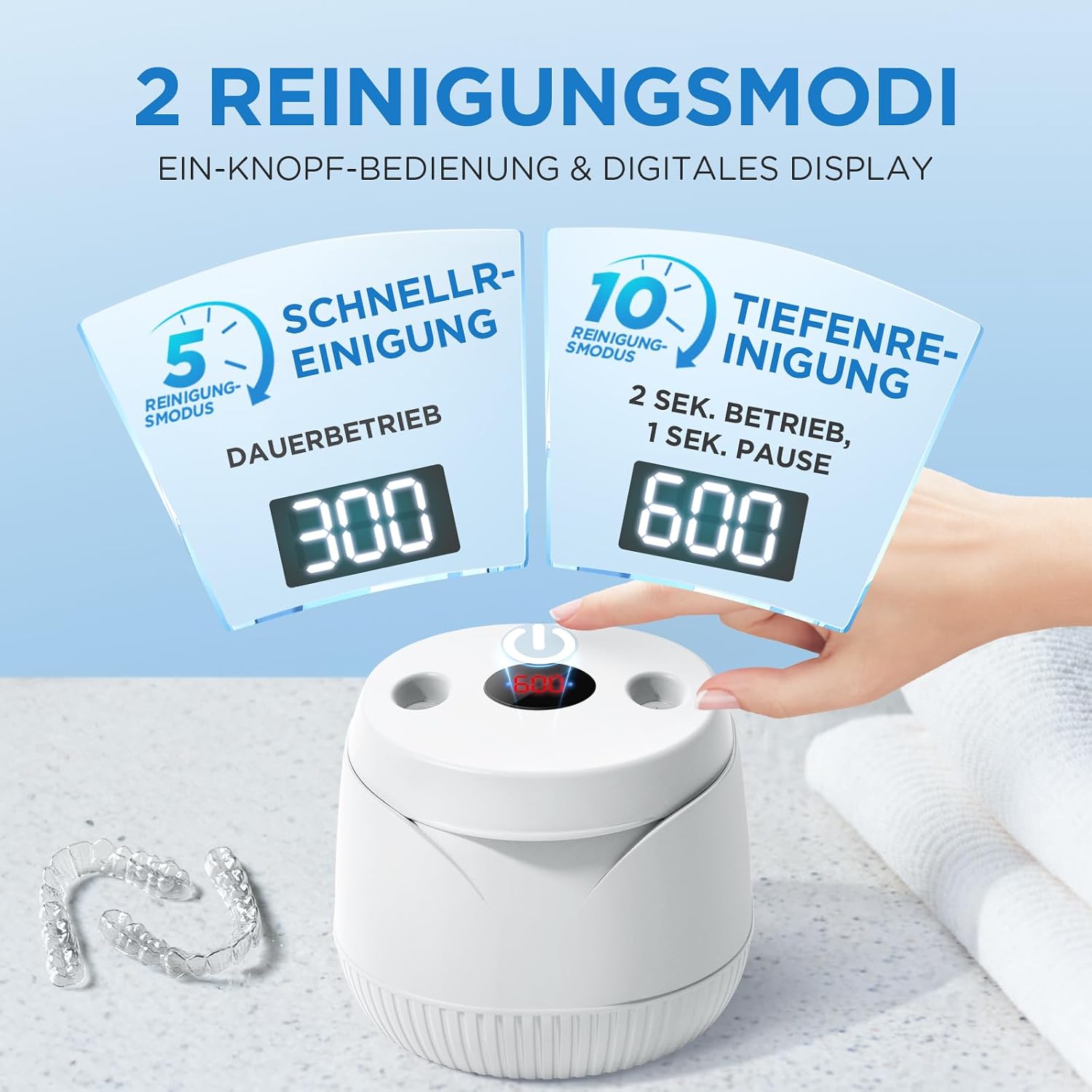 Thumbnail 4 de Ultraschallreiniger 200 ml zur Zahnpflege