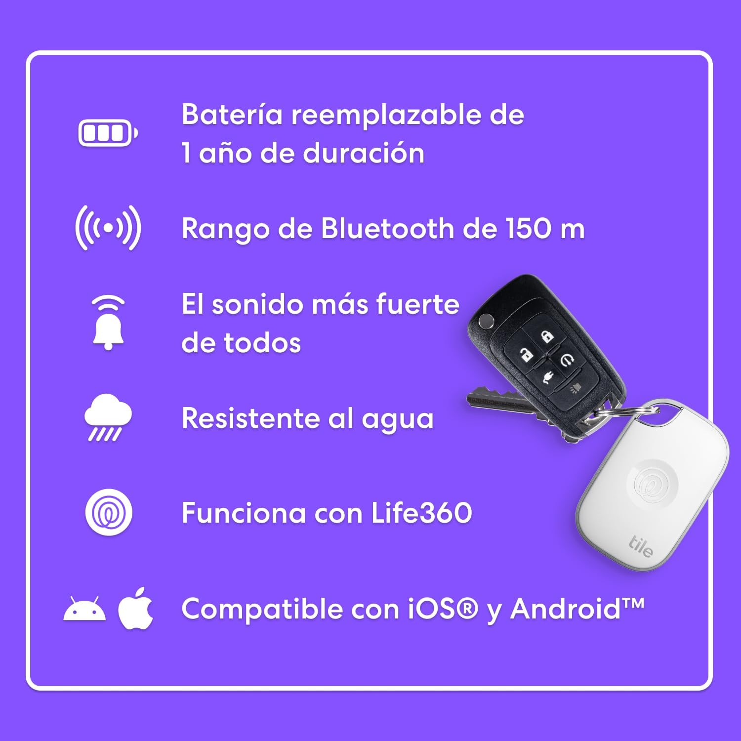 Thumbnail 5 de Tile by Life360 Pro (2024) - Localiza tus objetos fácilmente