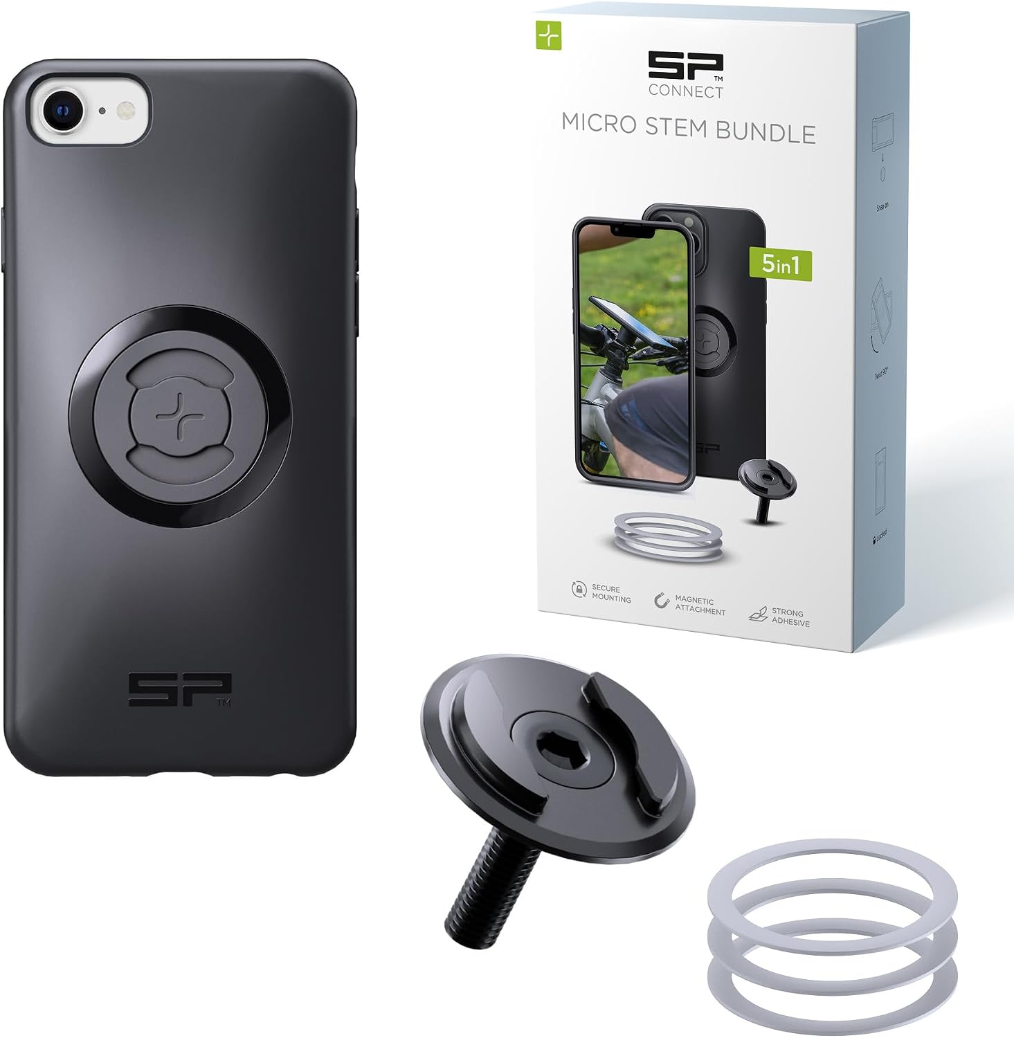Thumbnail 6 de SP CONNECT Micro Stem Bundle SPC+ pour iPhone 14 Pro : support vélo avec fixation MagSafe