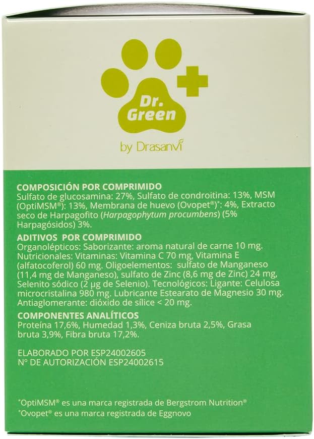 Detalle de MOVILGREEN 60 comprimidos para mascotas 60