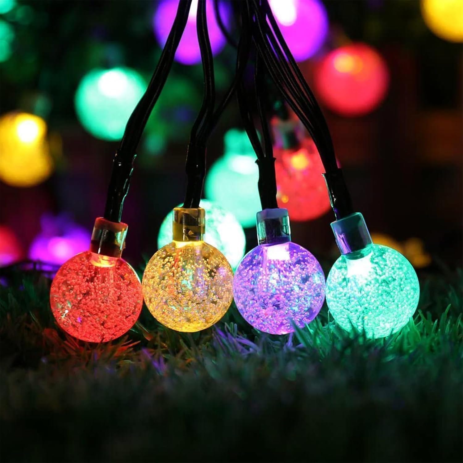 Thumbnail 5 de Moxled Solar Lichterkette Außen 60 LED – 11 m, IP65, 8 Modi bunt