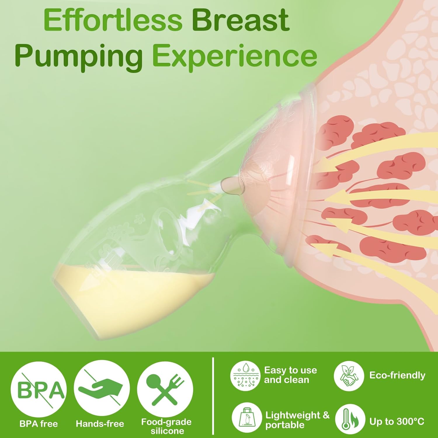 Thumbnail 3 de Haakaa Silicone Manual Breast Pump (4oz/100ml) – food grade silicone, adjustable suction & portable let-down collector