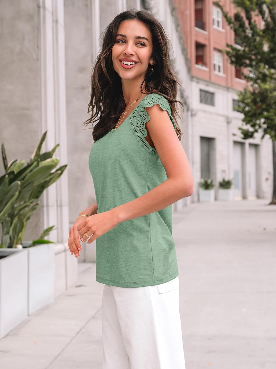 Thumbnail 2 de AUTOMET Lace Summer Tee Cap Sleeve 2026