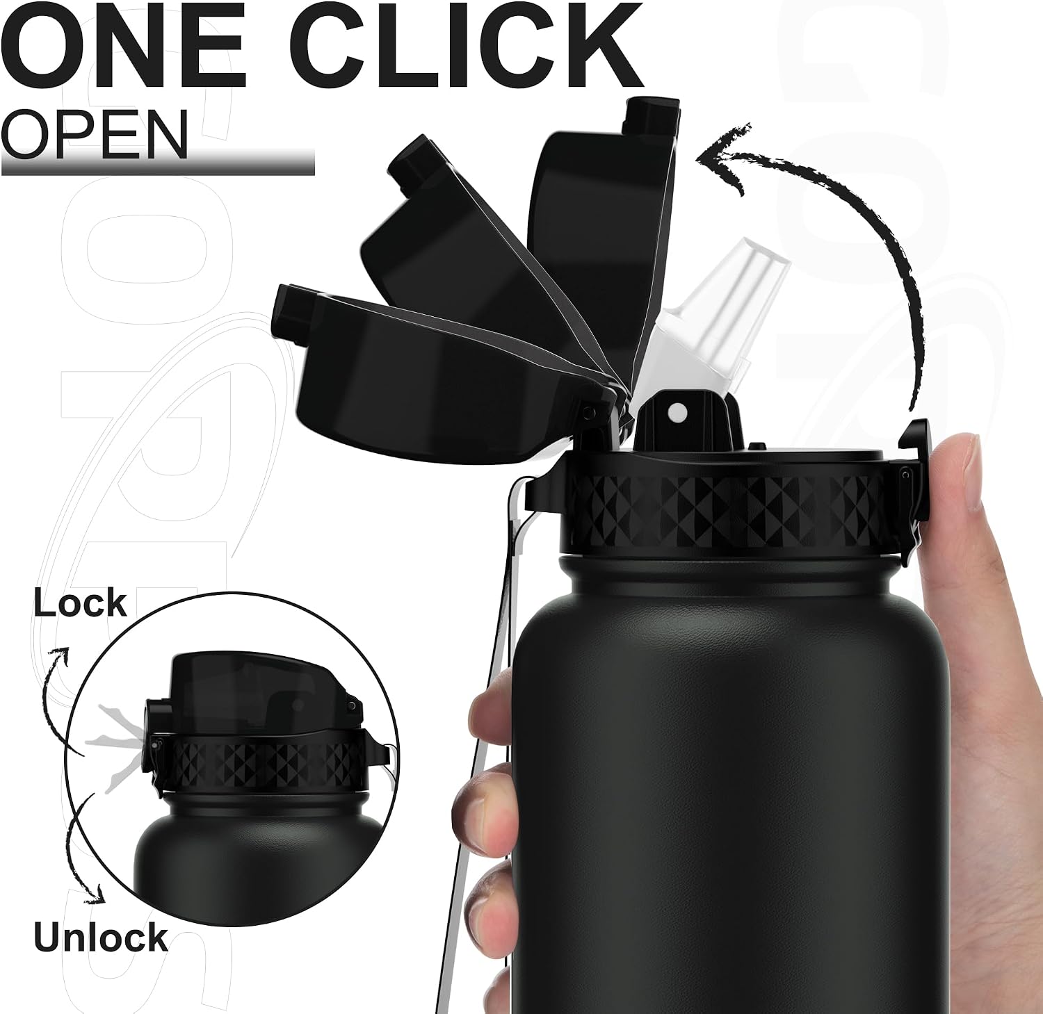 Thumbnail 1 de GOPPUS 1.2L Stainless Steel Water Bottle