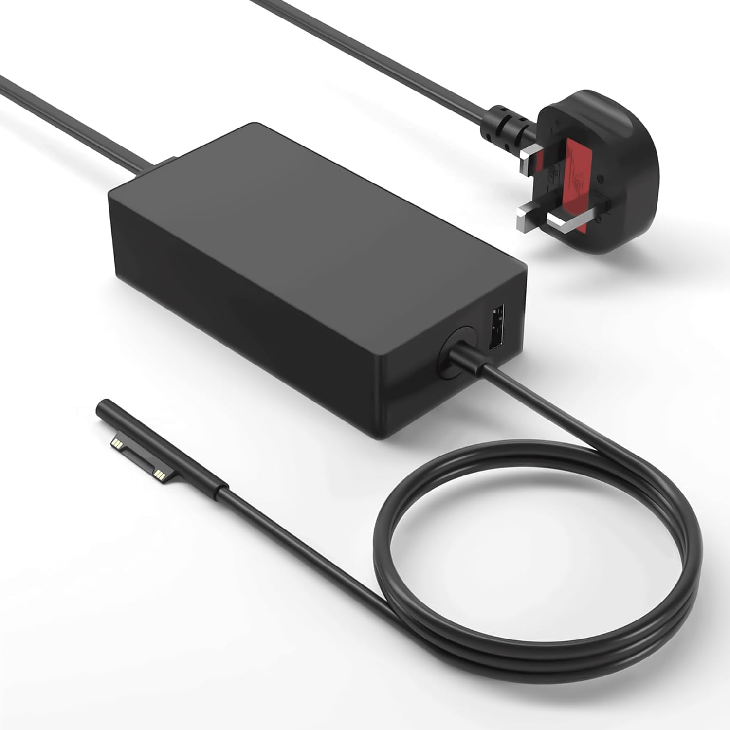 Detalle de SKOTSLYE 65W Laptop Charger for Microsoft Surface (with USB 2.0 5V/1A) – compatible Surface Pro, Surface Laptop, Surface Go, Surface Book