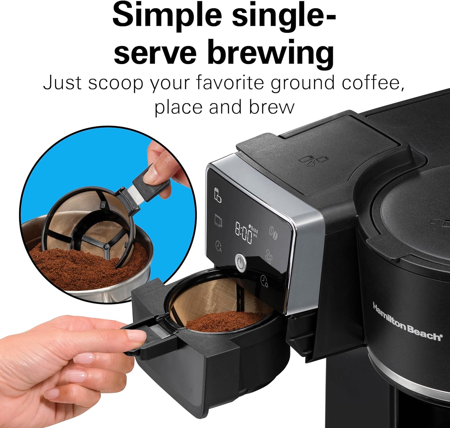 Thumbnail 5 de Hamilton Beach 2-Way 12-Cup Programmable Drip Coffee Maker