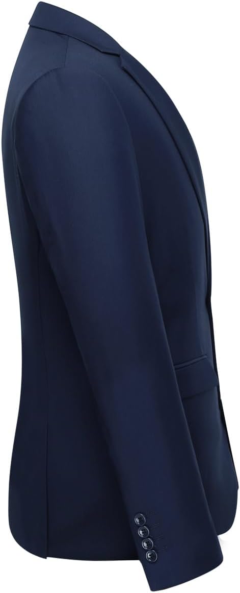 Detalle 2 de Allthemen Herrenanzug 2-teilig Slim Fit – Business- und Hochzeitsanzug für Männer