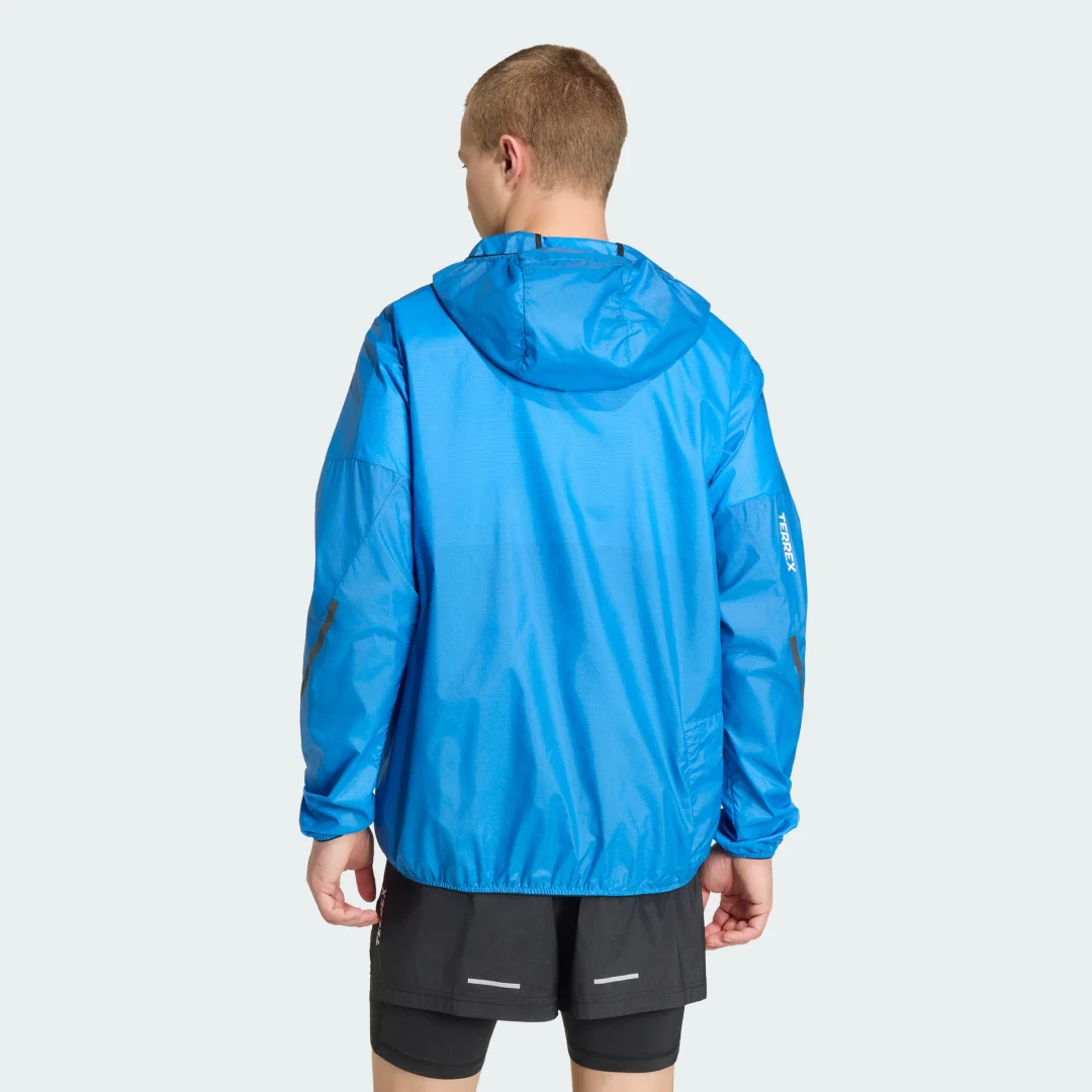 Detalle 2 de Chaqueta Terrex Xperior CLIMA365 Light Windweave de Adidas: azul para exteriores, con envío gratis y 30 días de devolución