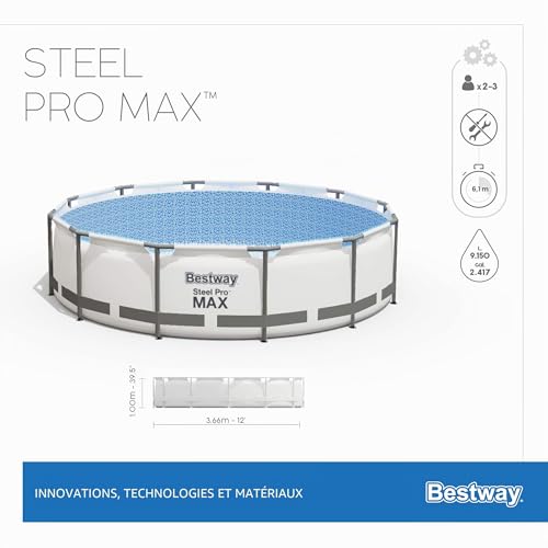 Thumbnail 14 de BESTWAY Piscine hors sol ronde Steel Pro Max 366 x 100 cm