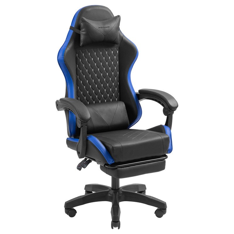 Detalle de Mars Gaming MGC-X: Silla Gaming Racing con reposabrazos dinámicos y reposapiés