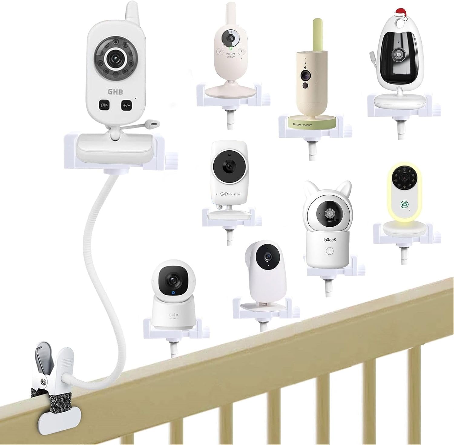 Detalle de Halterung für GHB Babyphone Universal 1/4-Zoll