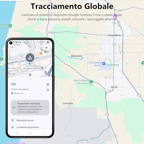 Thumbnail 4 de ATUVOS Air Tag Pro: Localizzatore Bluetooth dual-system per Android e iOS