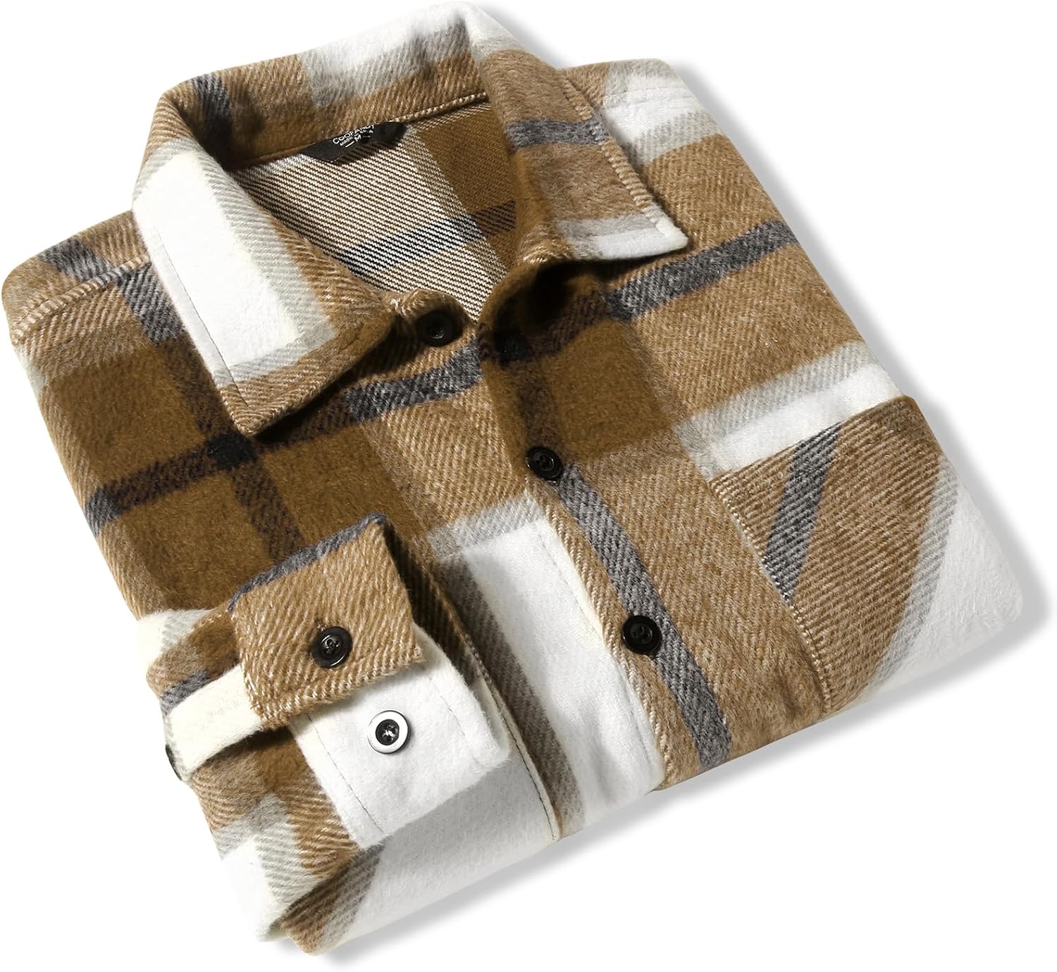 Thumbnail 6 de COOFANDY Men's Plaid Flannel Shirt Jacket
