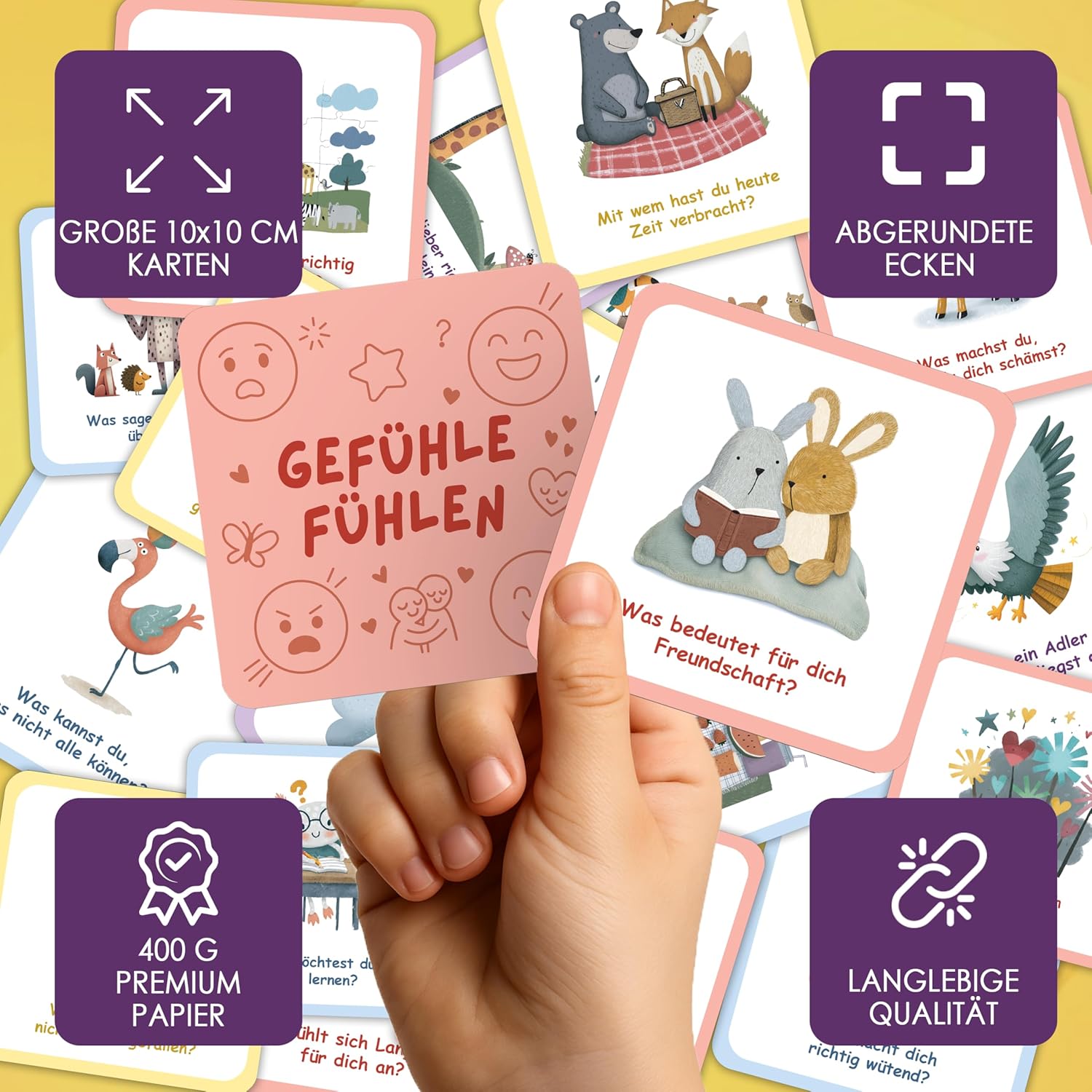 Thumbnail 6 de 56 Gesprächskarten für Kinder – Erzählkarten, Gefühle, Selbstreflexion und Fantasie