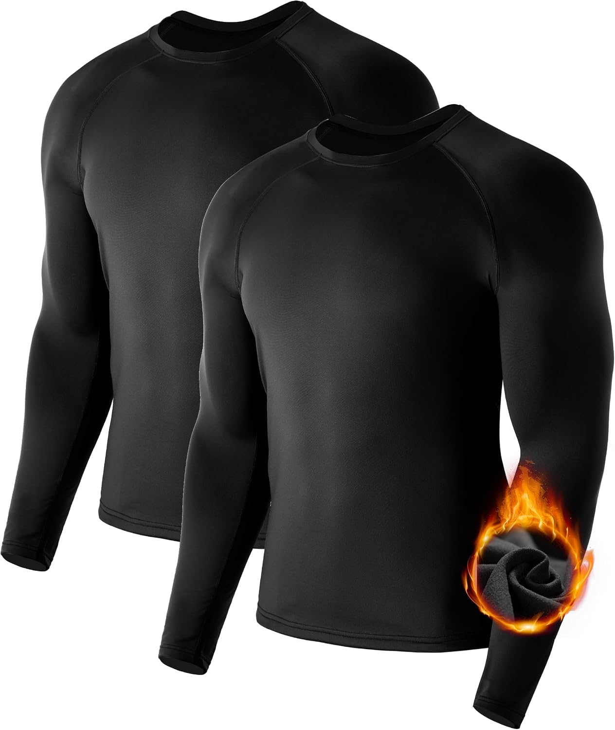 Thumbnail 5 de Men's Thermal Compression Shirt, Fleece-Lined
