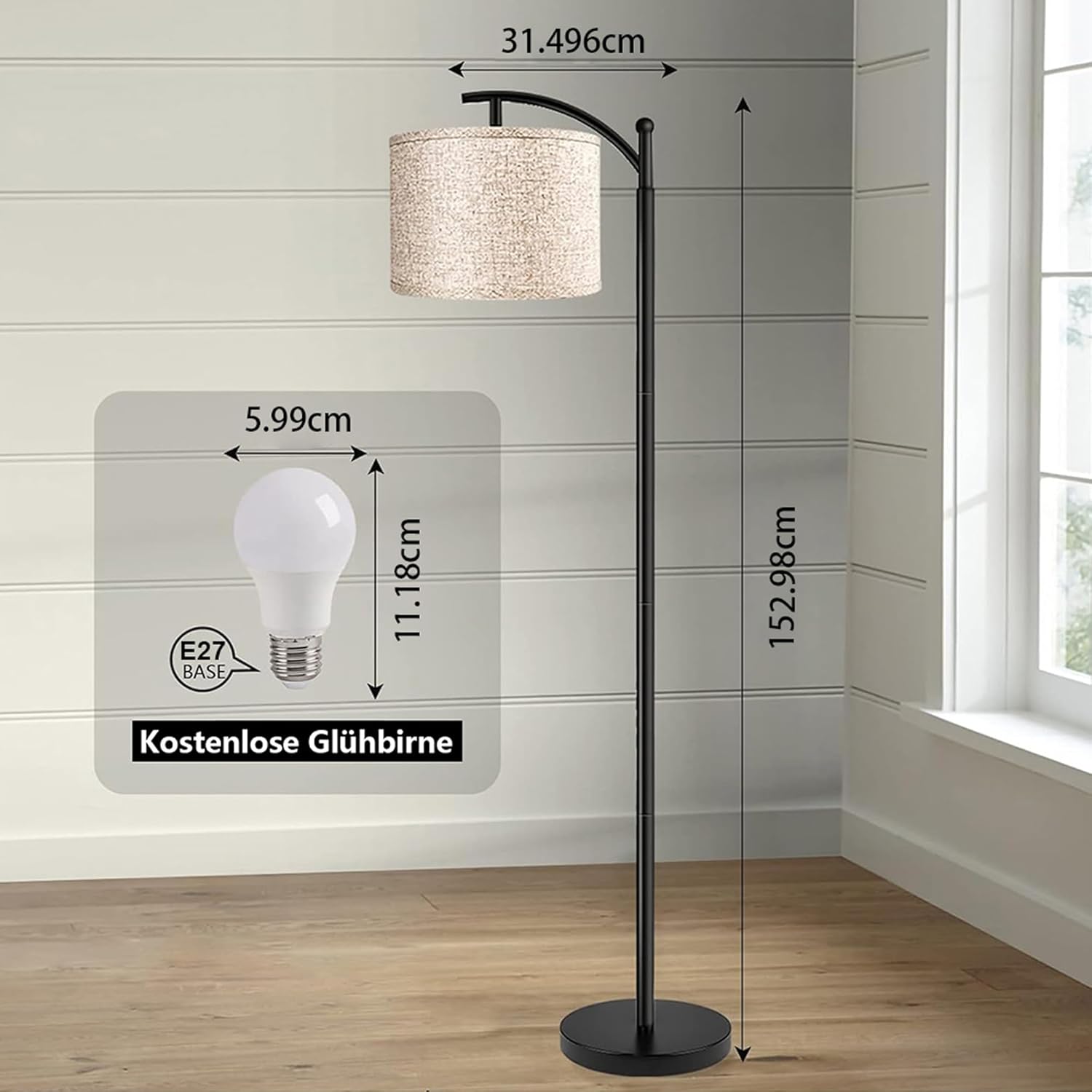 Thumbnail 4 de ROTTOGOON Stehlampe 9W für Wohnzimmer