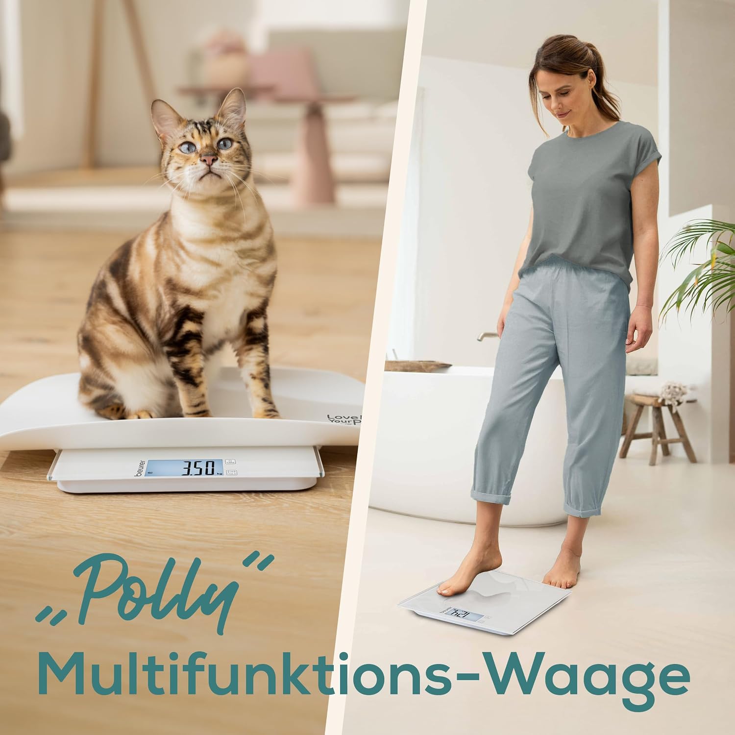 Detalle 2 de Tierwaage Polly von beurer 180 kg
