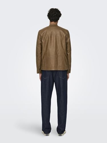 Thumbnail 3 de Only & Sons Onsal Pu Noos Otw Chaqueta Hombre 🧥 Elegante Monks Robe