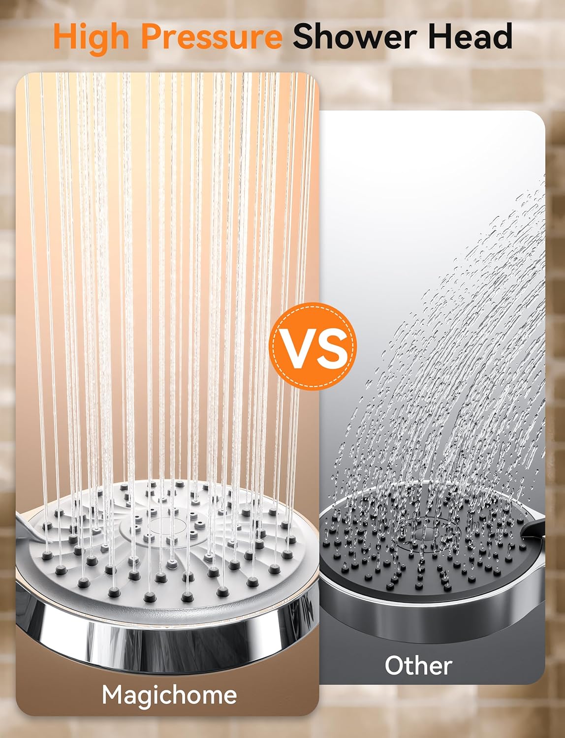Thumbnail 1 de Magichome High Pressure Shower Head 1.5m