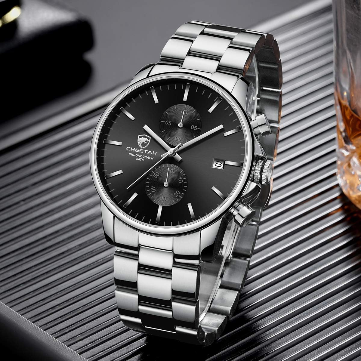 Thumbnail 4 de Herrenuhr Chronograph Edelstahl