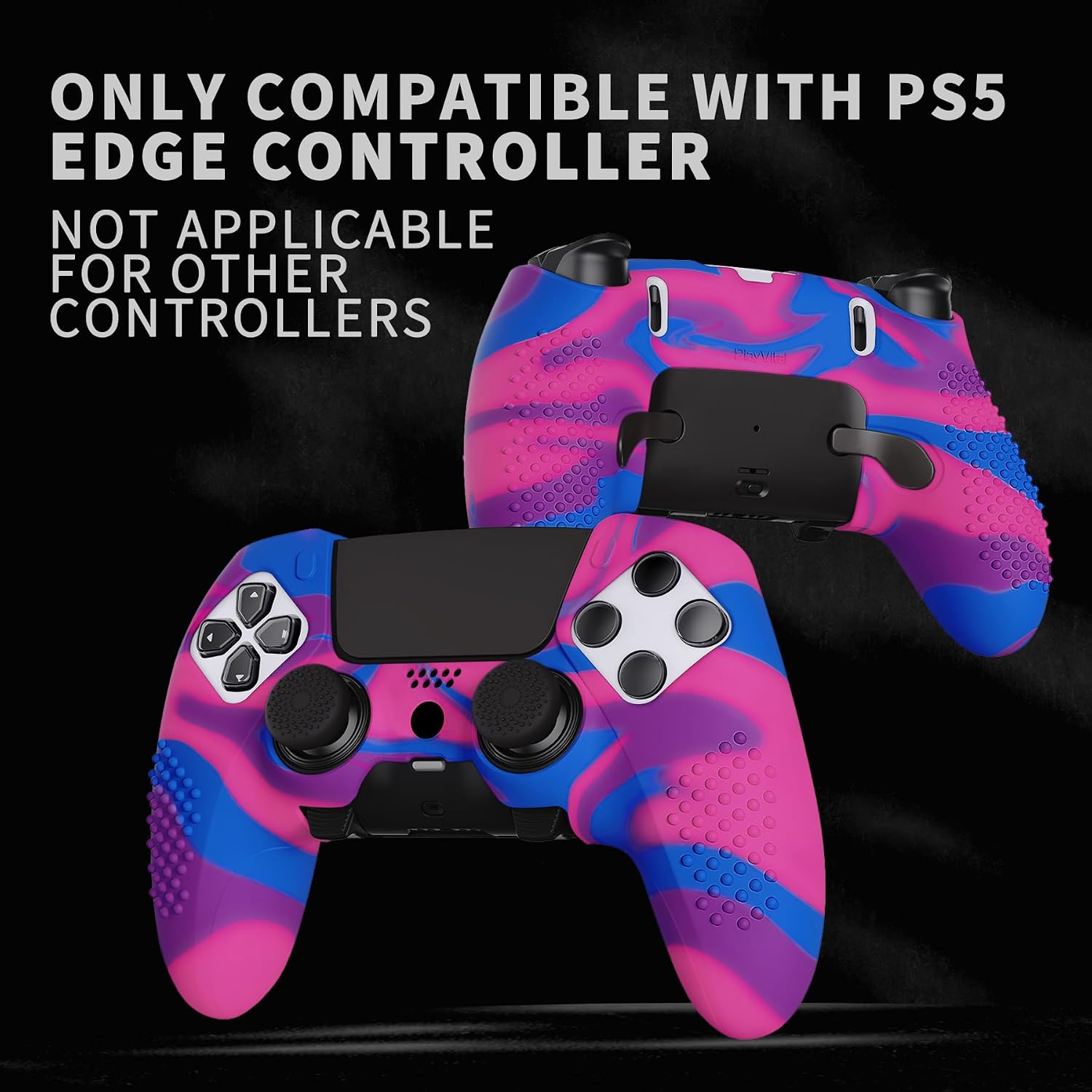 Detalle 2 de PlayVital 3D Studded Silicone Case for PS5 Edge
