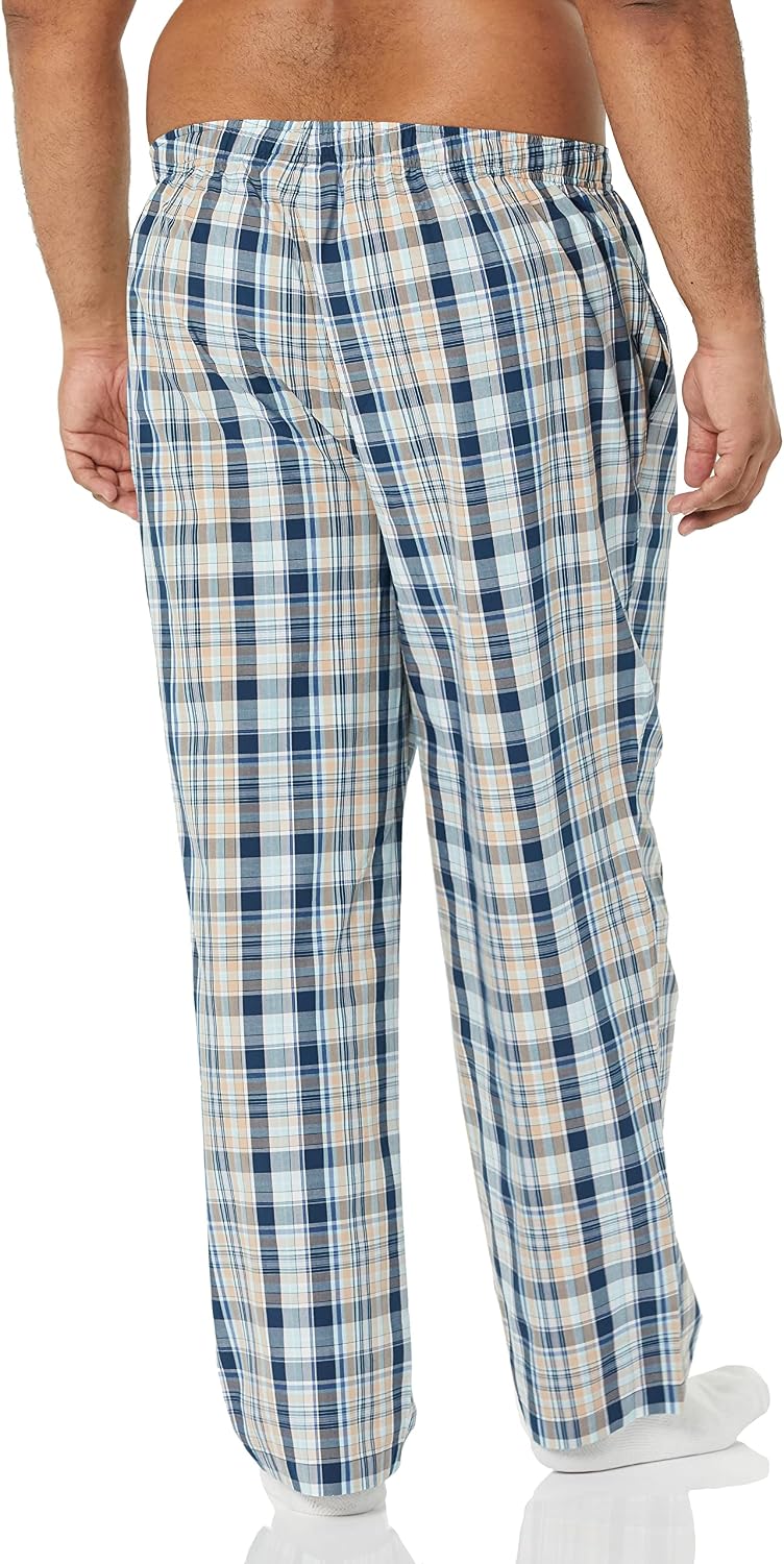 Detalle de Amazon Essentials Cotton Poplin Pajama Bottoms, 2-pack
